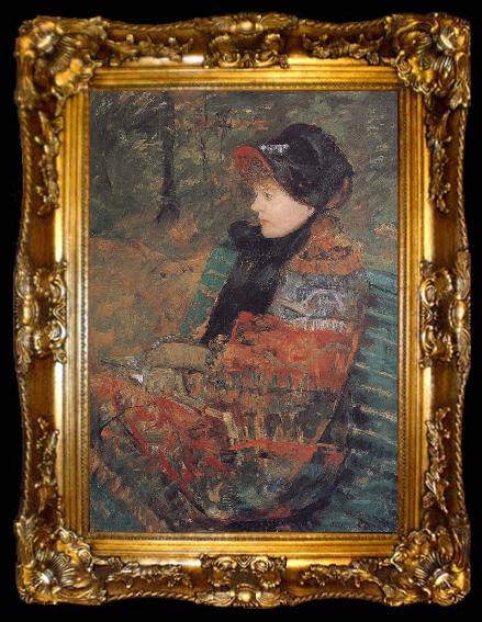framed  Mary Cassatt Artist, ta009-2